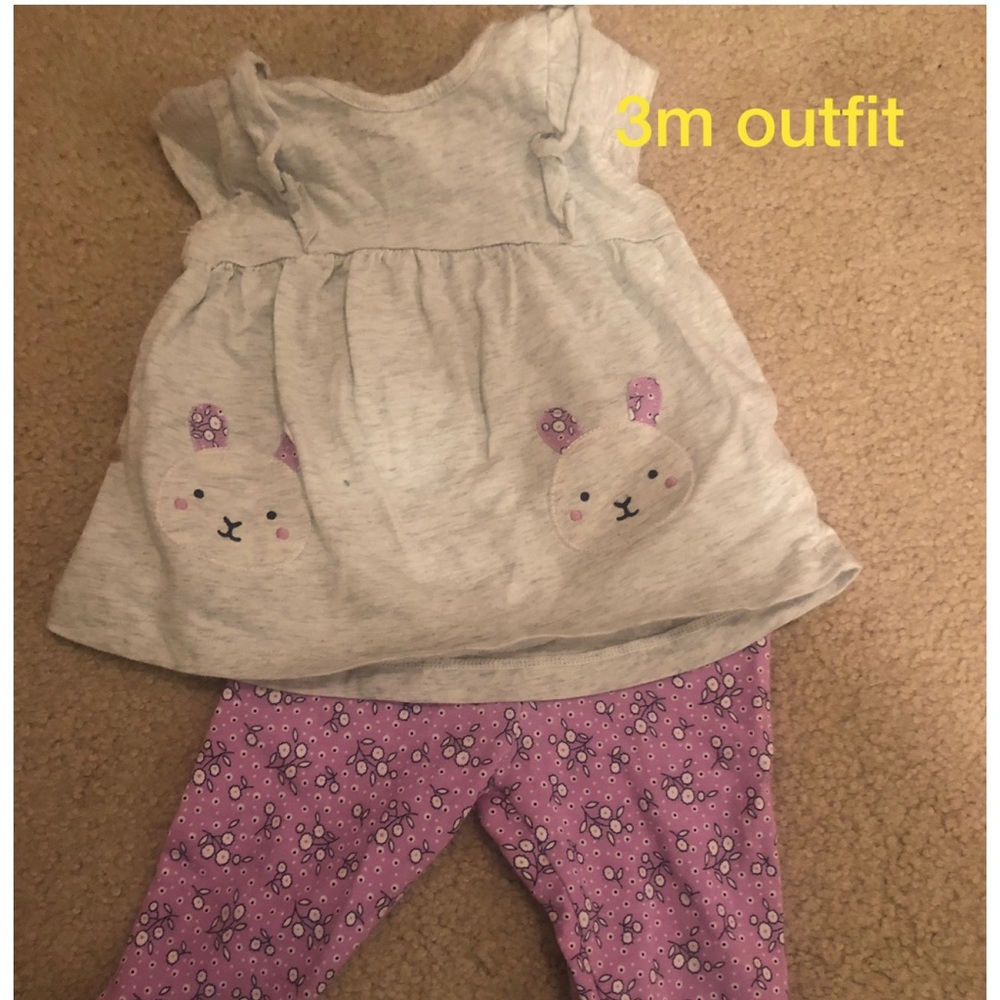 Bunny matching top with bottoms